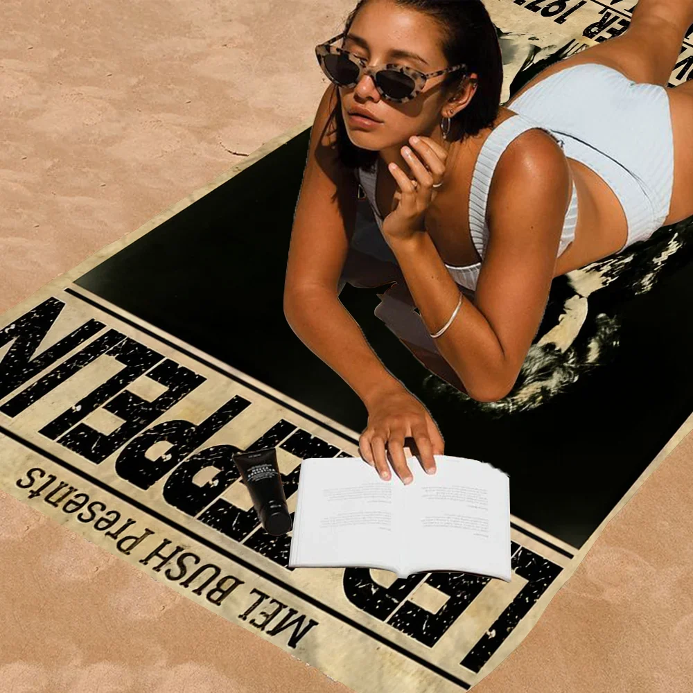 Band L-Led Z-Zeppelin Cool Big Microfiber Beach Towels Quick Dry Towel Sand Beach Towels Pool Towel For Travel Swim Pool Yoga