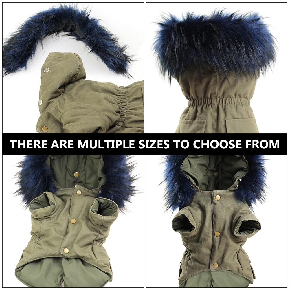 

Dog Cotton Warm Hoodie Lightweight Soft Winter Clothes Comfortable Pet Costume Puppy Coat Dog Warm Coat Pet Winter Costume