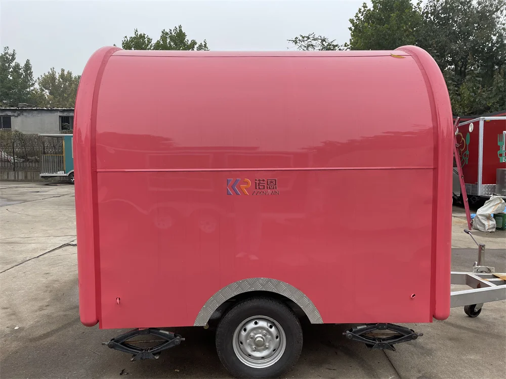 モバイルフードトレーラー、フードトラックバン、スナックカート、ピザ、アイスクリーム、キオスク、コーヒー、コンセッションを完全に装備