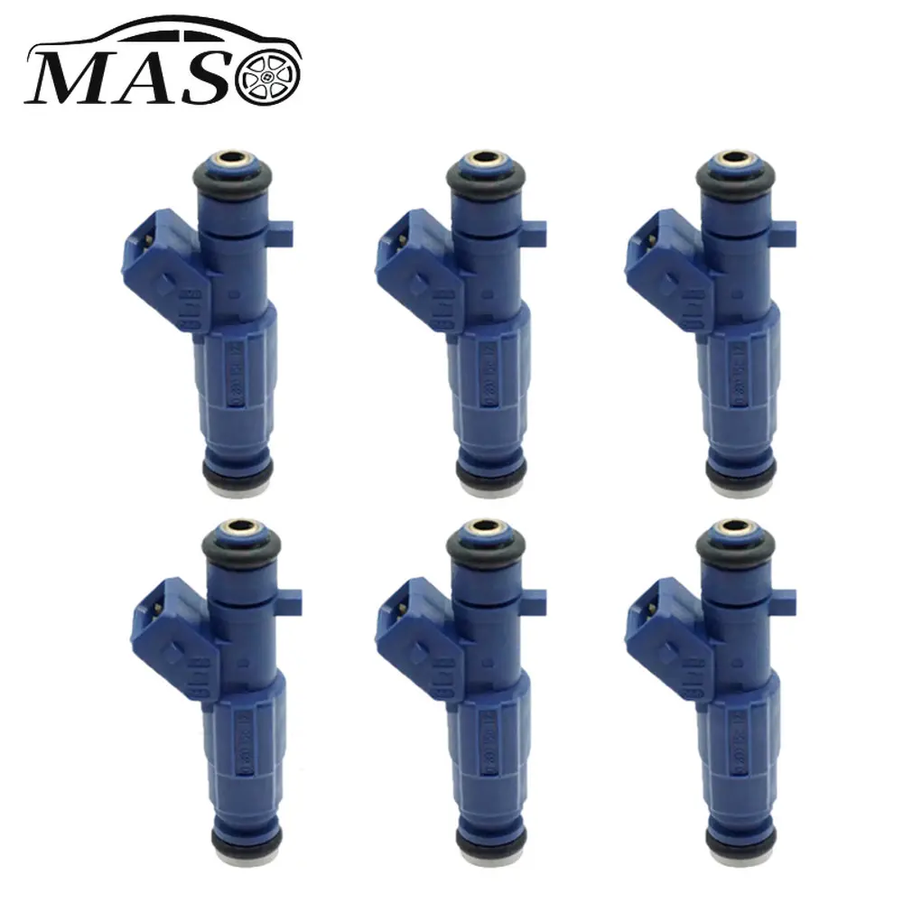 6Pcs Fuel Injectors Nozzle 0280156123 for FORD TERRITORY Closed Off-Road Vehicle 2003-2011