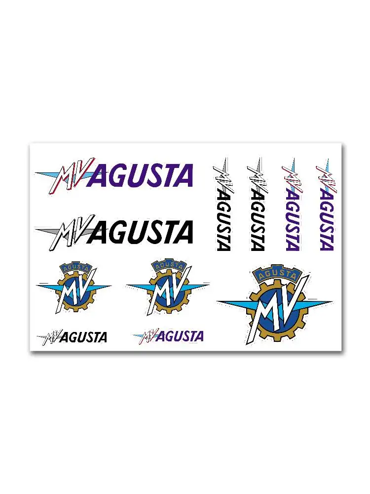 AliExpress NONE 1PC Bike Motorcycle Car Locomotive Reflective Laser Sticker Styling Vinyl Decal Stickers Decoration FOR M-MV LOGO A-AGUSTA