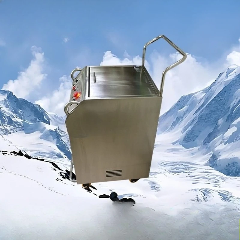 Dry ice cleaning machine for circuit boards, anhydrous cleaning of rosin welding slag, without damaging the substrate