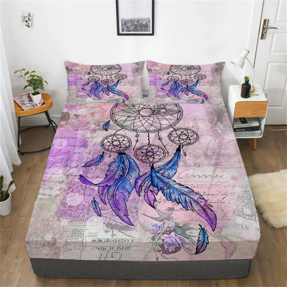 

3D Comforter Set Queen Size Bed Sheets Teens Children Home Bedclothes High Quality Print Fitted Sheet Sets Beds Cover Bedspreads