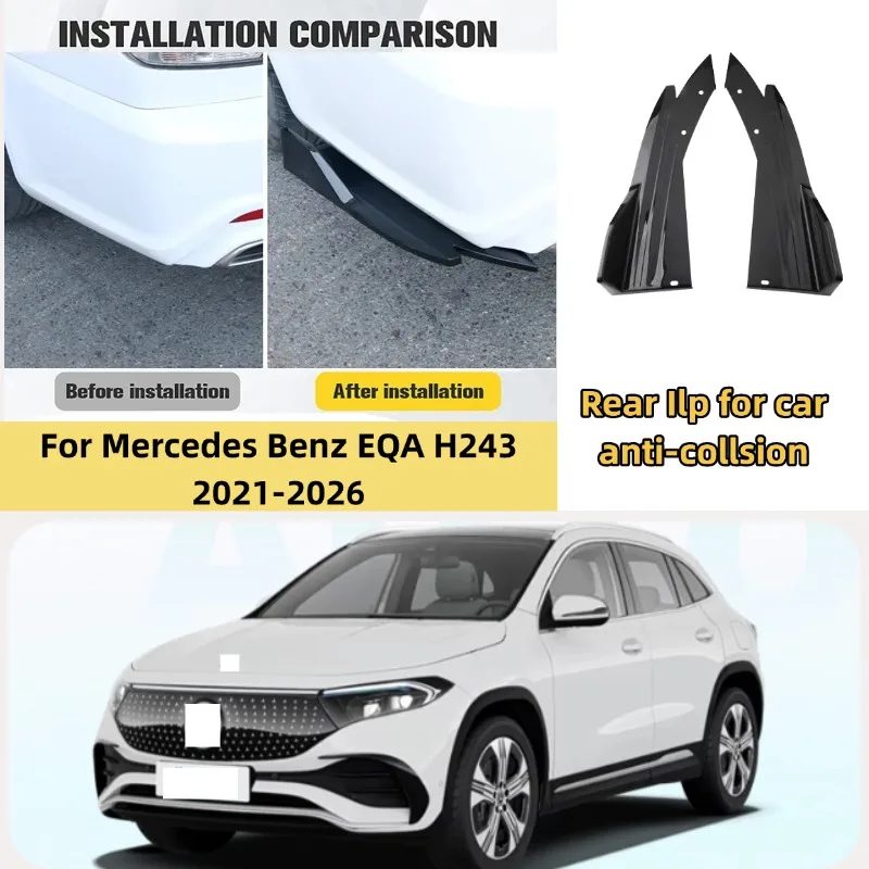 spoiler-traseiro-difusor-saia-lateral-splitter-e-protetor-de-canto-anti-impacto-para-mercedes-benz-eqa-h243-2021-2026