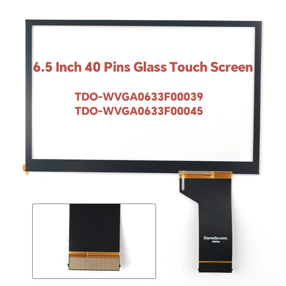 6.5 Inch Glass Touch Screen Panel Digitizer TDO-WVGA0633F00039 WVGA0633F00045 For VW MIB 200 Car Multimedia Navigation Radio