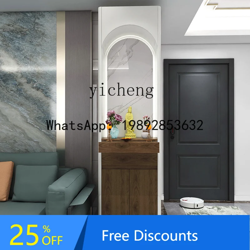 

FZ new Chinese-style Buddhist shrine stand cabinet for table Buddhist cabinet shrine household simple shrine display cabinet