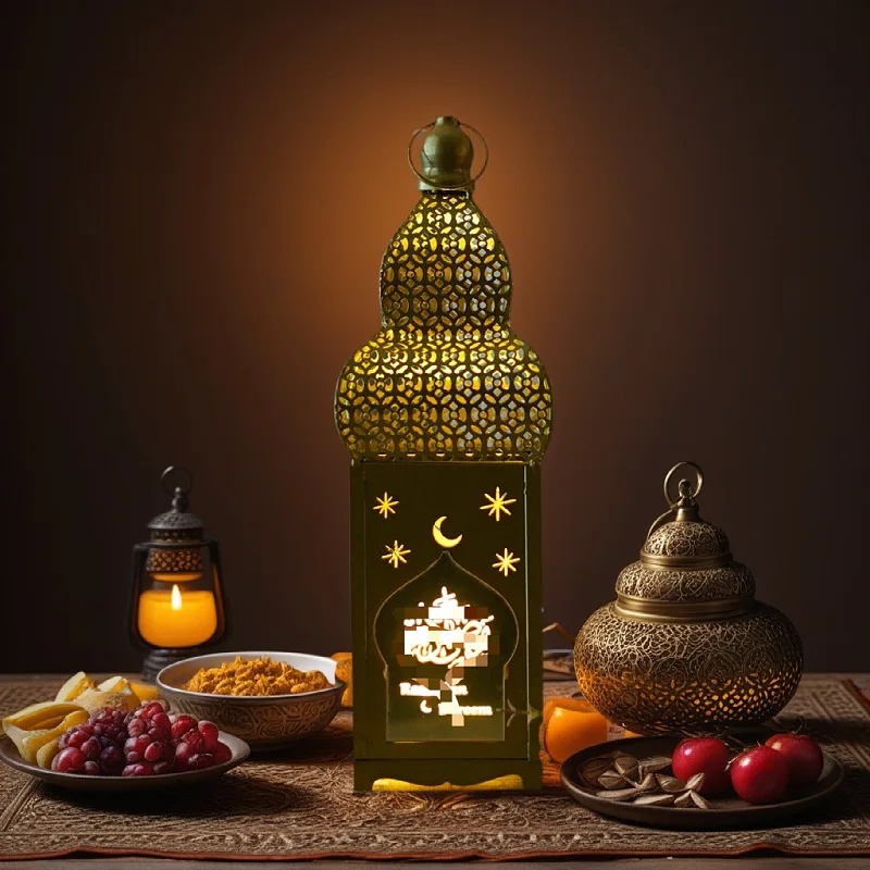 New Product Delivery Middle East Festival Decorative Lantern Ornament Arabic Style Festival Led Portable Horse Lamp
