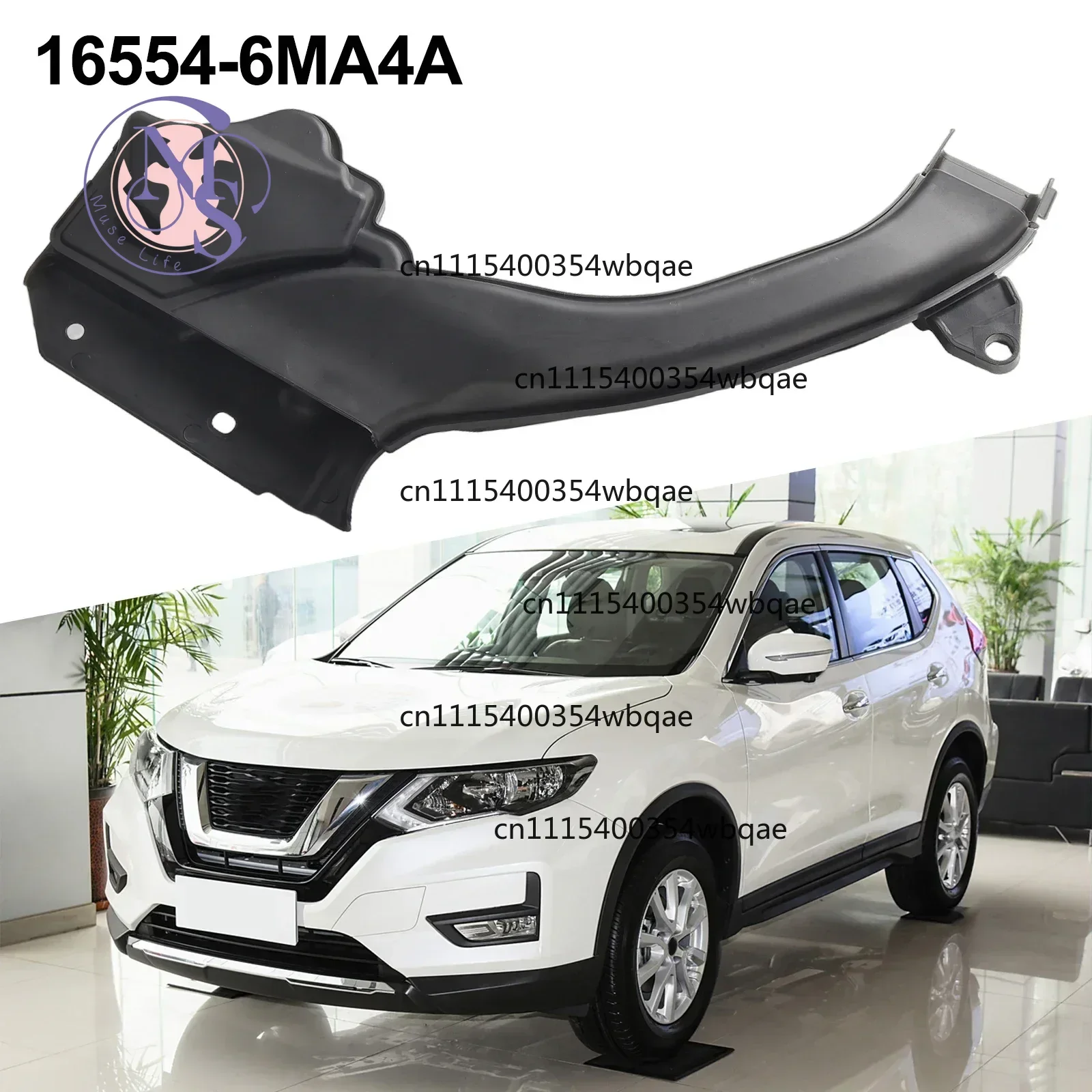ZOCI-16554-6MA4A Car Air Duct, Replacement Interior Part for Rogue Sport 2017 to 2022