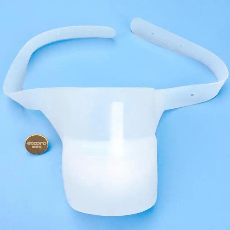 1Pcs Trach Shower Covers Shield Tracheotomy Bathing Laryngeal Mask Silicone Waterproof Breathable Bath Neck Brace