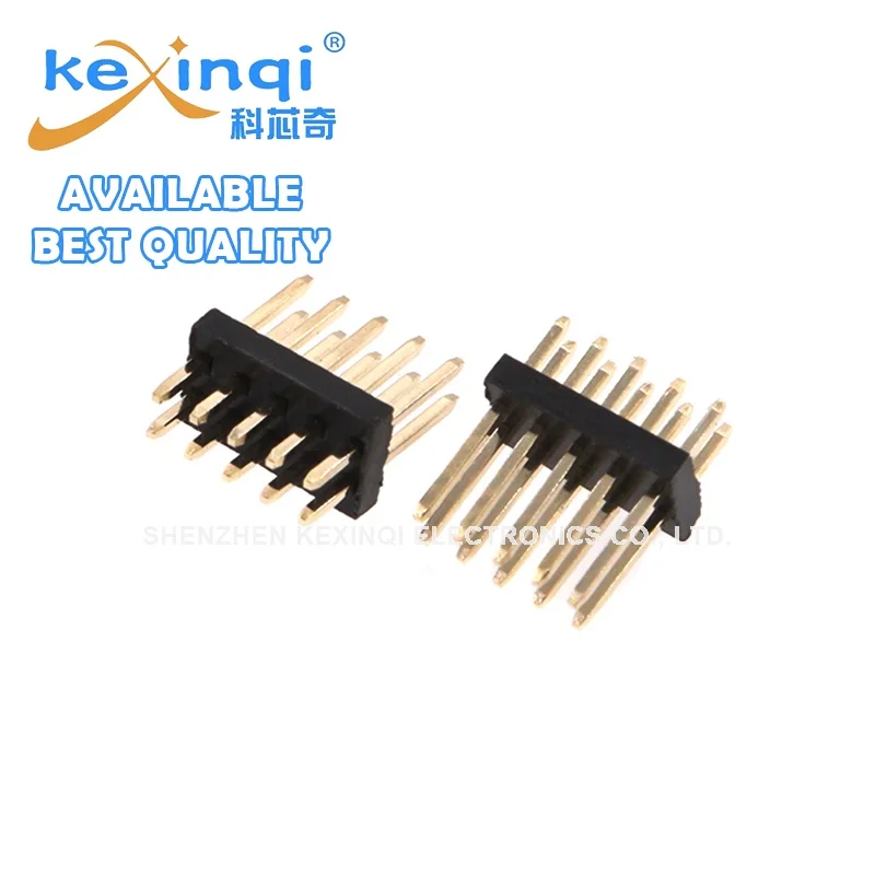 20pcs Conectores de cabeçalho macho e fêmea de 1,27mm Pin DIP 2*2P 3P 4P 5P 6P 7P 8P 10P 12P 20P 40P 50P