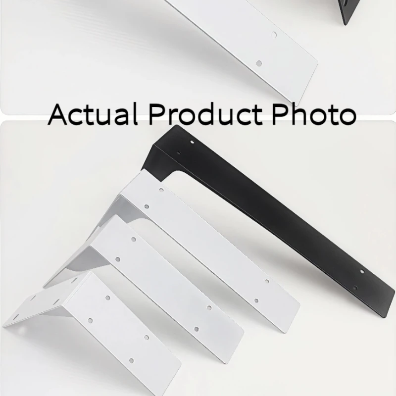 2 PCS Thickened Heavy-Duty Triangular Wall Bracket, Load-Bearing Reinforced Shelf Support for Storage,Layer Board & TV Cabinet