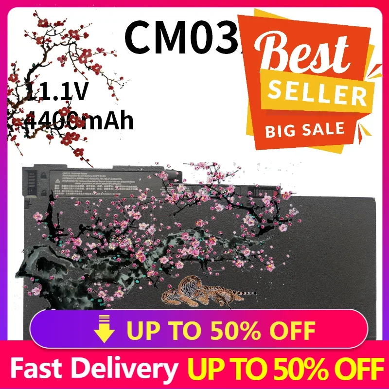 

【Fast Delivery】New CM03XL 50Wh Laptop Battery Replace Battery For HP EliteBook 840 845 850 855 740 745 750 G1 G2