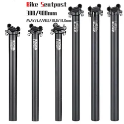Seat Post MTB Aluminum Seatpost Bicycl Road Bike Seatpost 25.4/27.2/28.6/30.9/31.6*350/400mm Bicycle Seat Tube Ultralight