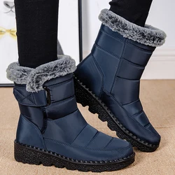 Women's Boots Snow Casual Shoes Women Platform Ladies Shoes Fashion Mid Women's High Boots New Winter Girls Boots Botas Mujer