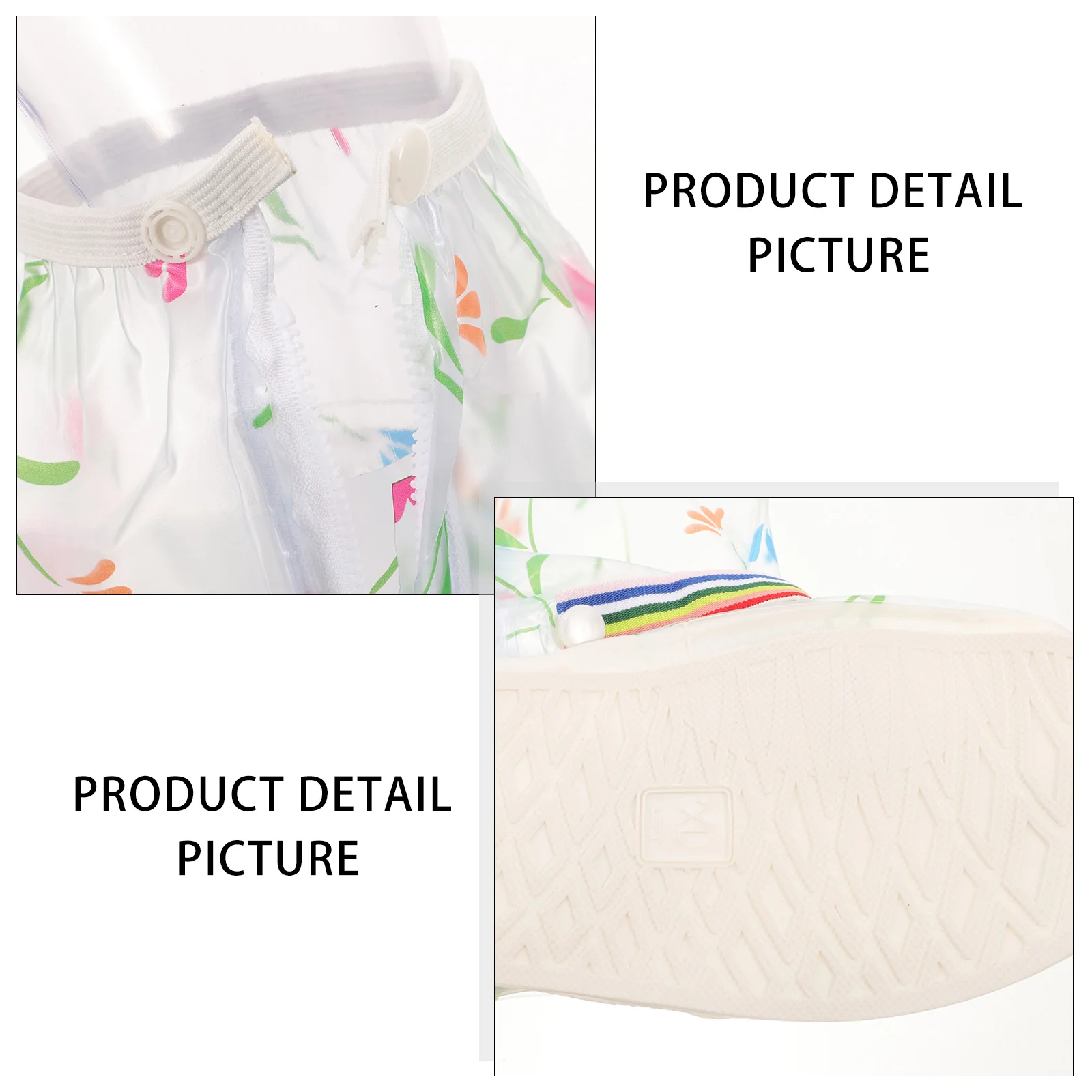 

2pcs Transparent Rainproof Shoe Covers Waterproof Anti Slip Thick Bottom Cycling Shoes Protector Outdoor Camping Accessories