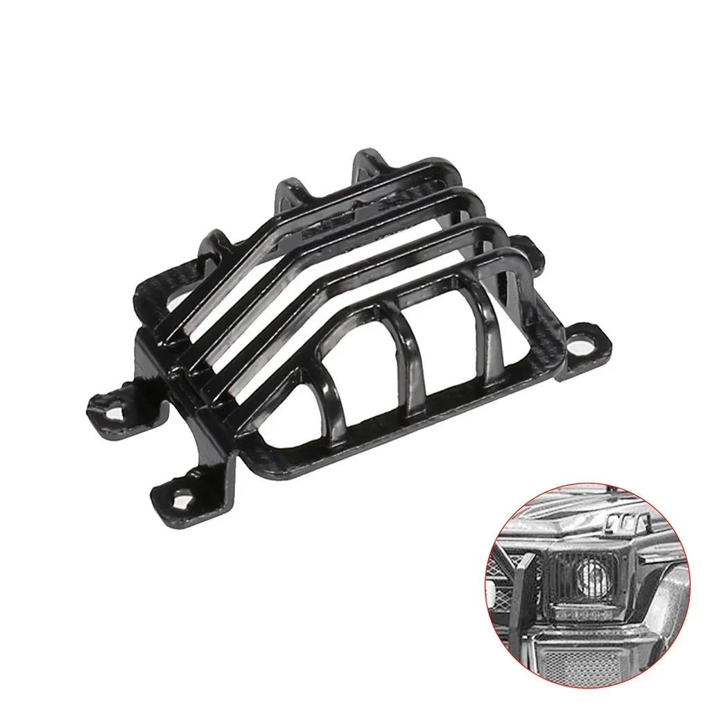 Cubierta de luz trasera delantera de Metal, carcasa protectora para 1:10 RC Crawler Trxs TRX4 G500 TRX6 G63, piezas de actualización, un par