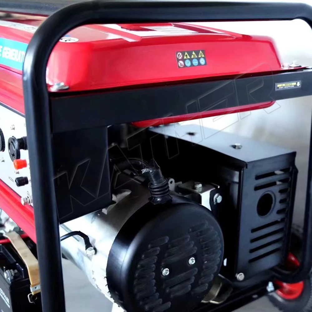 كاثر المحمولة مفتوحة الإطار مولد الديزل للاستخدام المنزلي 110 فولت-220 فولت-380 فولت 3kw 5kw 8kw 10kw 1/3 مولدات المرحلة المولدات #3