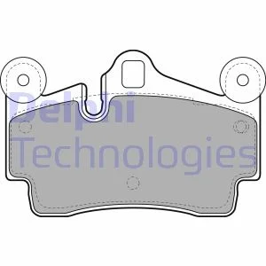 Codice negozio: LP1998 per pastiglia freno posteriore 18INC CAYENNE 3,2 10 / 03 TOUAREG 3, V6 5,0 V10 TDI 10 / 02