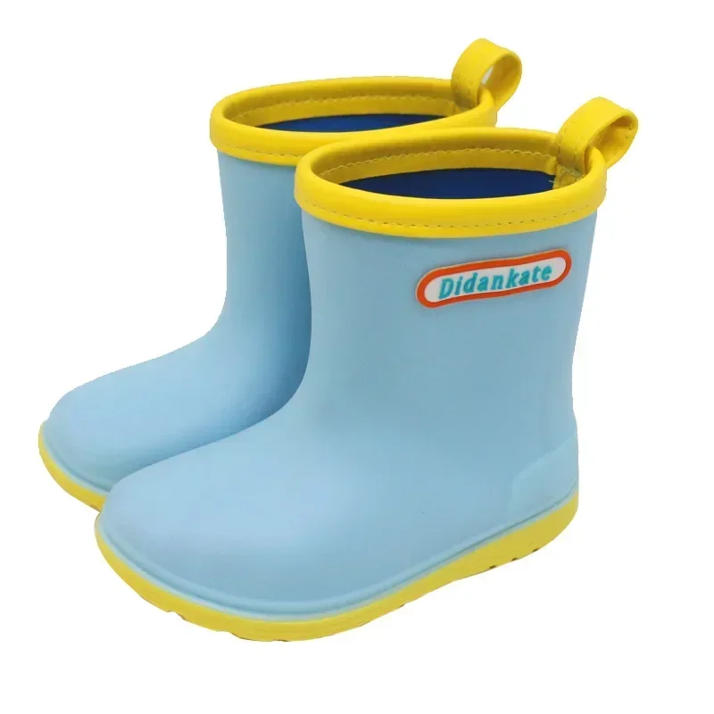 Child Kids Rain Shoes Didankate Children Rain Boots Boys Girl Student Toddlers Waterproof Boots Thick-soled Non-slip Kids Shoes