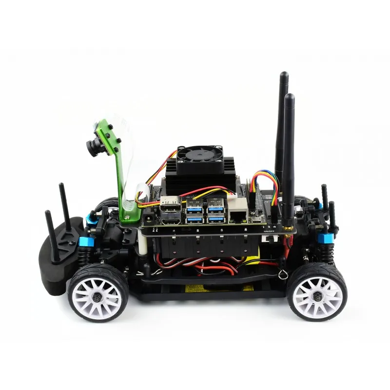 

JetRacer Pro AI Kit A , High Speed AI Racing Robot Powered by Jetson Nano, Pro Version, comes with Jetson Nano Developer Kit (B0