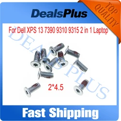 10pcs/Lot Replacement Silver Bottom Case Screws For Dell XPS 13 7390 9310 9315 2 in 1 Laptop 2*4.5