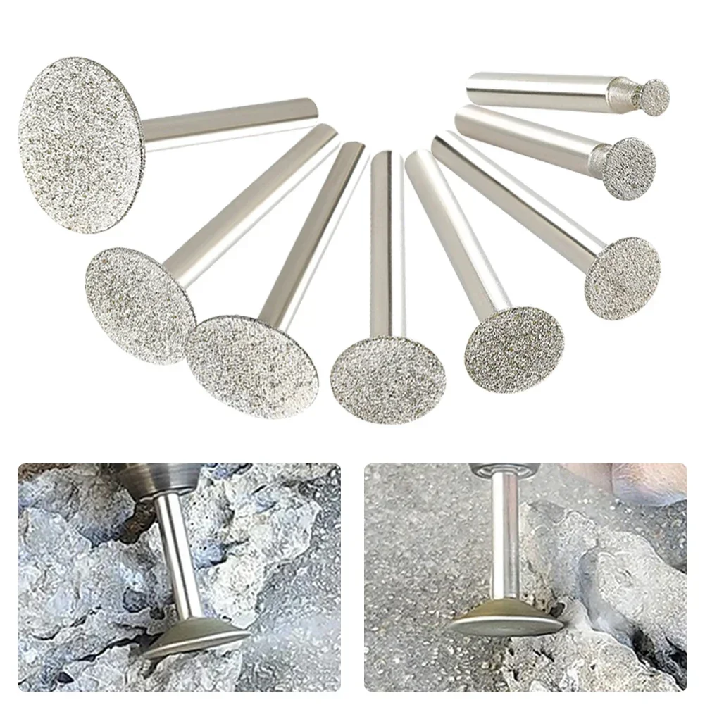 Bistrique Grinding Bit Engraving High Quality Nail Head 1pc 6-30mm 6/8/10/14/16/18/20/22/25/30mm 6mm 6mm Shank