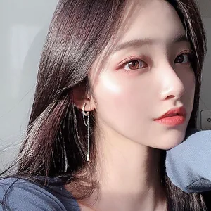 925 Stelling Silber Retro -Ohrringe für Frauen, echte silberne Ohrringe, erste Modeohrringe, neue Mode, heißer Verkauf 10 Hauptverkaufsohrring Bable B - №8