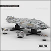 UCS 우주 영화 MC80 MOC 빌딩 블록 MC85 기술 벽돌 Starfighters DIY 조립 장난감 디스플레이 컬렉션 크리스마스 선물 6
