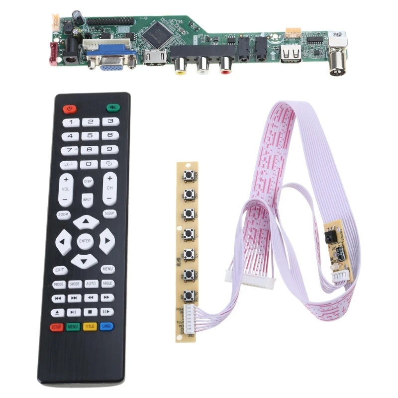 Professional TV Motherboard T.SK105A.03 Universal LCD TV Controller Driver Board LCD Screen Controller Board PC/TV/USB