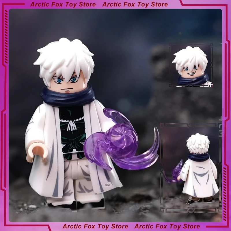 

4cm New Jujutsu Kaisen Movie Figure Satoru Gojo Peripheral Model Assembled Building Block Decoration Ornaments Kids Gifts Toys