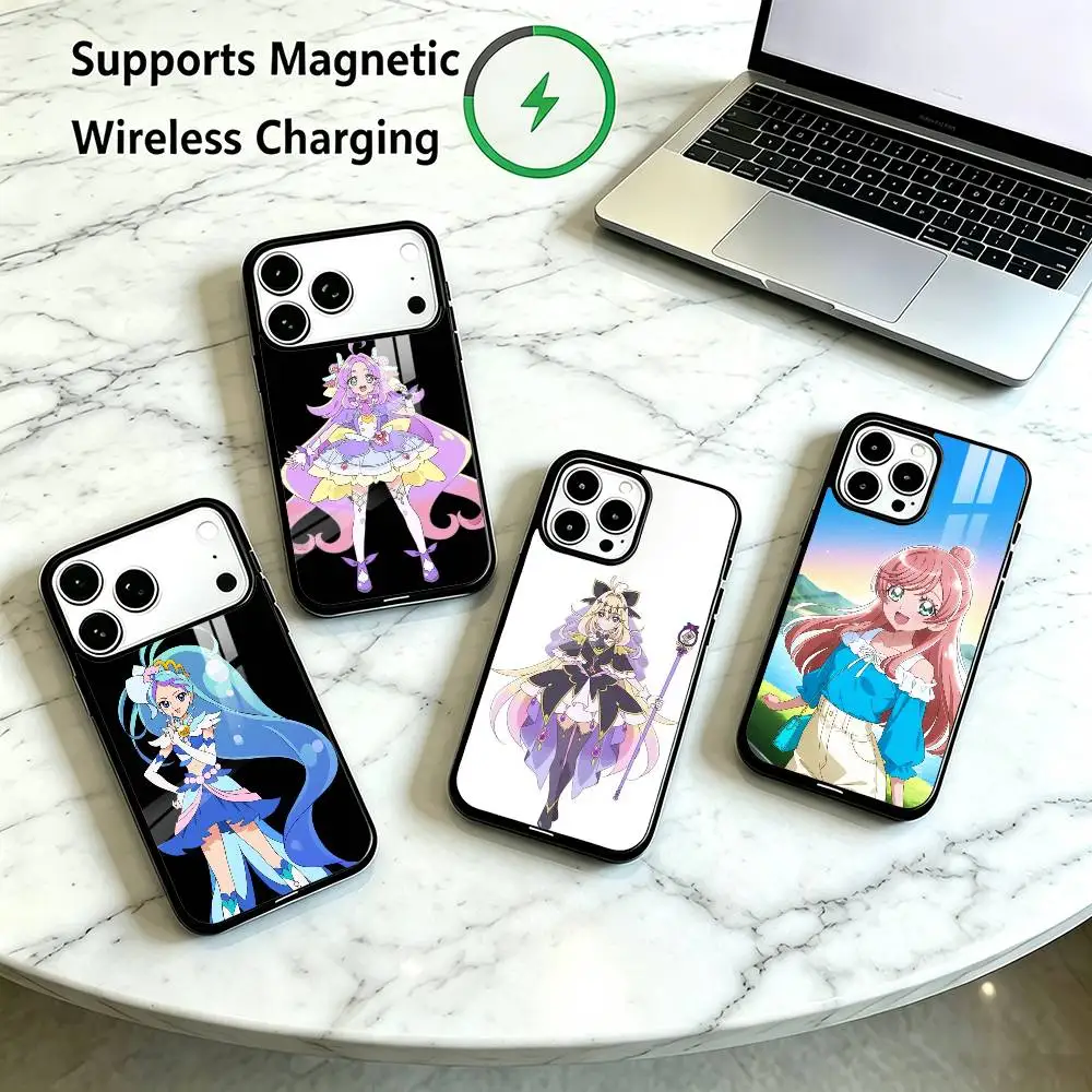 Precure Akechi Anna  Phone Case For iPhone18 17,16,15,14,13,12,11 Plus,Pro Compatible with magnetic wireless charging