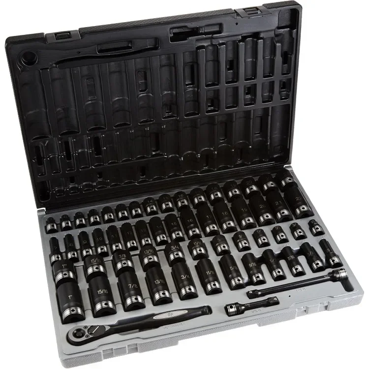 Corp - 3/8 Dr. 59Pc Fract. Metric Duo-Socket Set - 6 P (81659CRD)