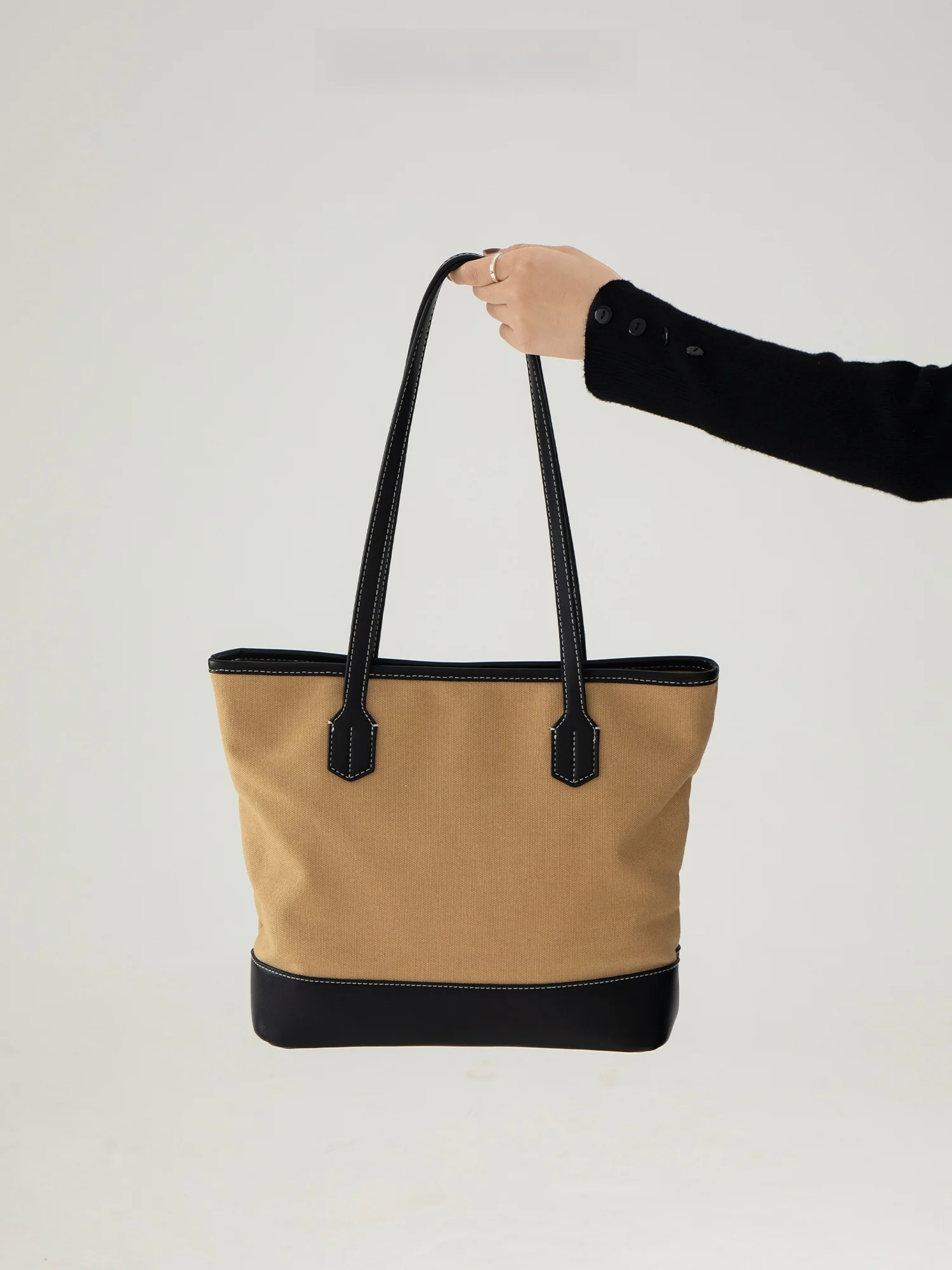 

Сумка-тоут Dotlyn Large Capaci из холщовой ткани в стиле пэчворк с контрастными цветами, корейская повседневная сумка через плечо для работы и отдыха