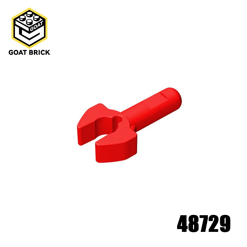 

10Pcs MOC Parts 48729 Bar 1L with Clip Mechanical Claw Compatible Bricks DIY Assmble Building Block Particle Kid Brain Toy Gift