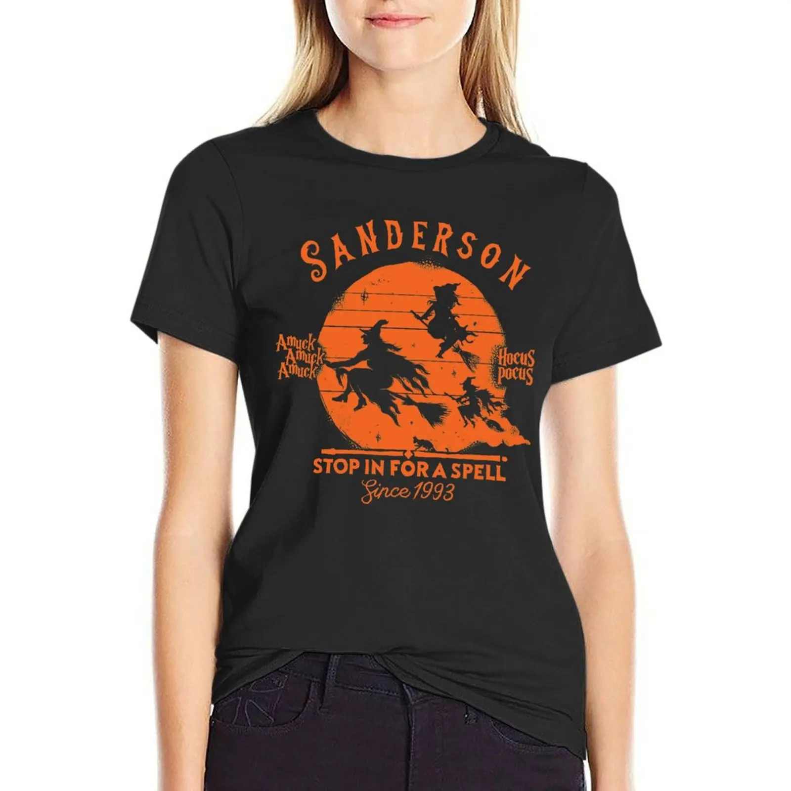 Sanderson sisters T-Shirt blacks animal prinfor customs design your own funnys t shirts for Womens
