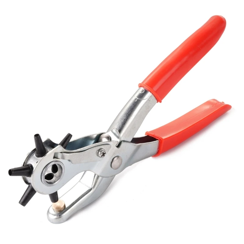 652F Multifunctional Strap Punching Pliers Leather Punching Tool Punching Tool Pliers Useful Round Machines Household Tool