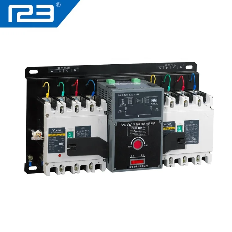 Professional OEM YUYE YEQ2CA-63/4P Basic type switch payload Circuit Breaker ats transfer switch