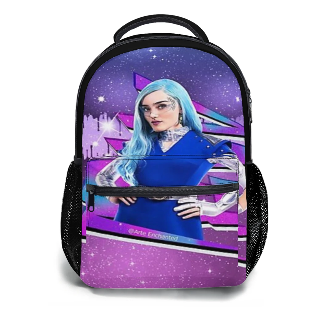 Addison Mochila Faculdade Impermeável, Alien Star-Zombies, Alta Capacidade, Moda Feminina, Meninos, 17 ", 1, 2, 3, 4, Novo  