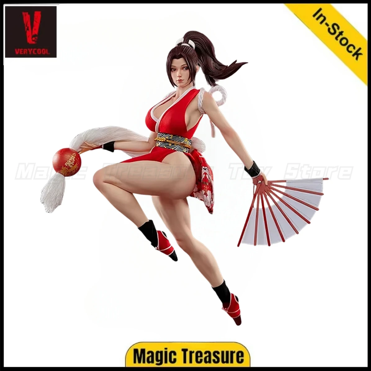 

【In stock】 Original VERYCOOL THE KING OF FIGHTERS XIV Shiranui Mai Straight Bangs Version 1/6 Action Figure Model Toy