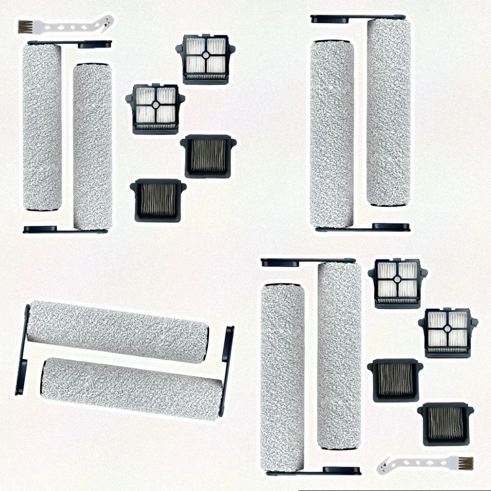 Roller Brush Filter Kit For Tineco Floor S7 P/ro Cordless Cleaner Washable Replacement Parts With Cleaning Tool