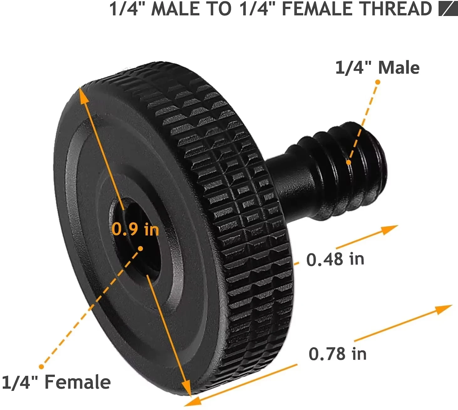 2 Set Thumb Screw Camera Quick Release Adapter with Rubber Pads, Tripod Screw Rubber Washers 1/4