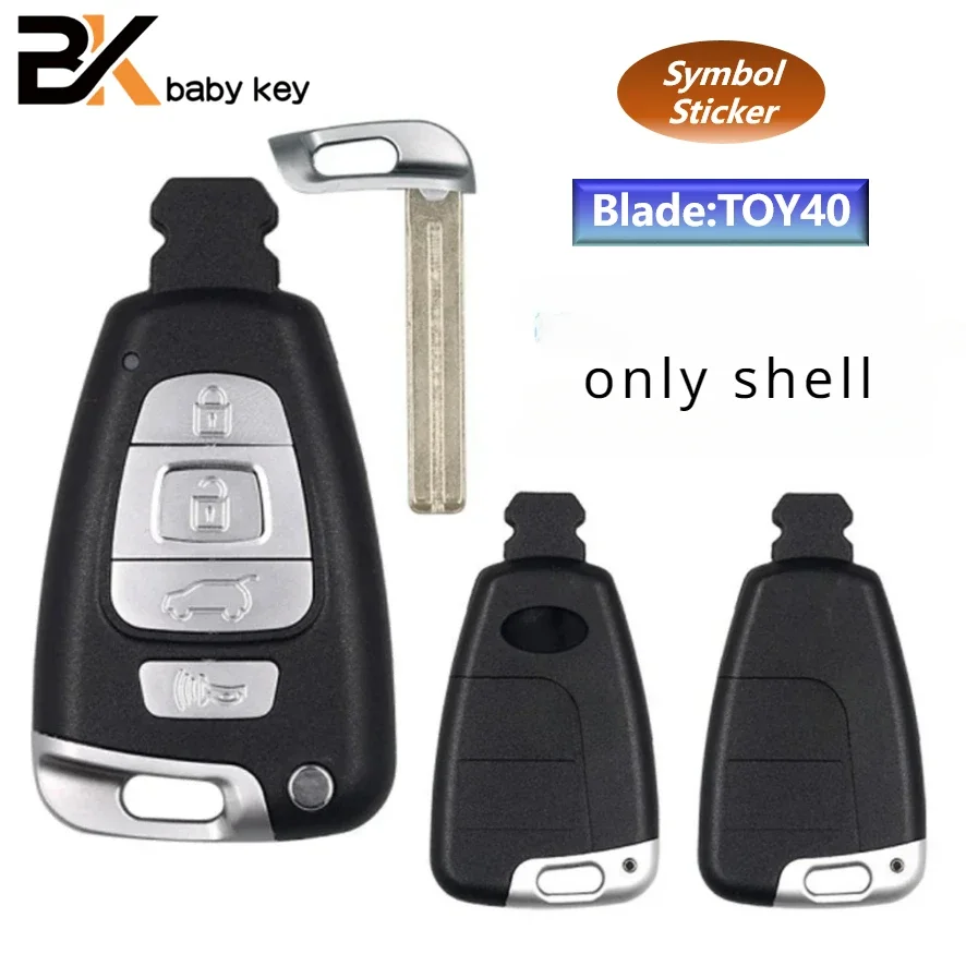 

PN:95440-3J600/3J500 Shell Case for Hyundai Veracruz 2007 2008 2009 2010 2011 2012 TOY40 4 Buttons Smart Remote Car Key