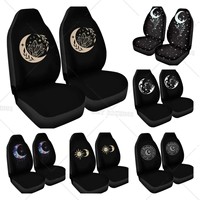 Moon Boho Style Sun Spiritual Sun and Moon Seat Covers Auto Seat Covers Set of 2 Fit Most Vehicle Cars Sedan Universal Fit Car