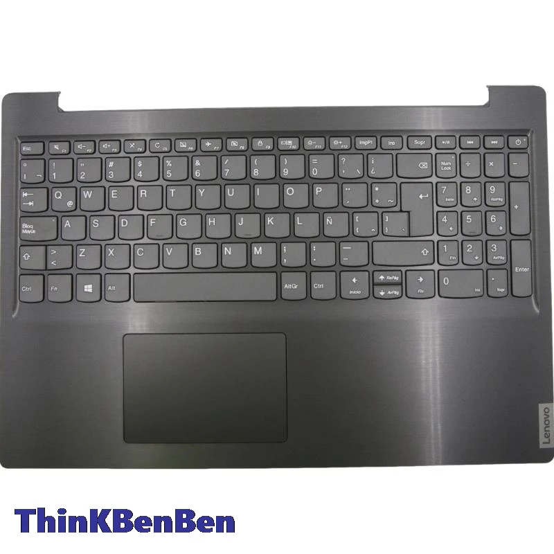 Imagem -01 - Capa de Capa Superior para Palmrest para Lenovo as Latin Spanish Keyboard bk Imr S145 V15 15 Ikb Api Iil Iwl Ast Igm Ada 5cb0s16802 capa de capa superior para palmrest para lenovo as latin spanish keyboard bk imr s145 v15 15 ikb api iil iwl ast igm ada 5cb0s16802 01