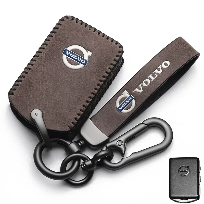 Automobile key leather case protective sleeve Volvo XC60XC40XC90S90 V60S60V90C40Polestar 1 Polestar 2 automobile accessories