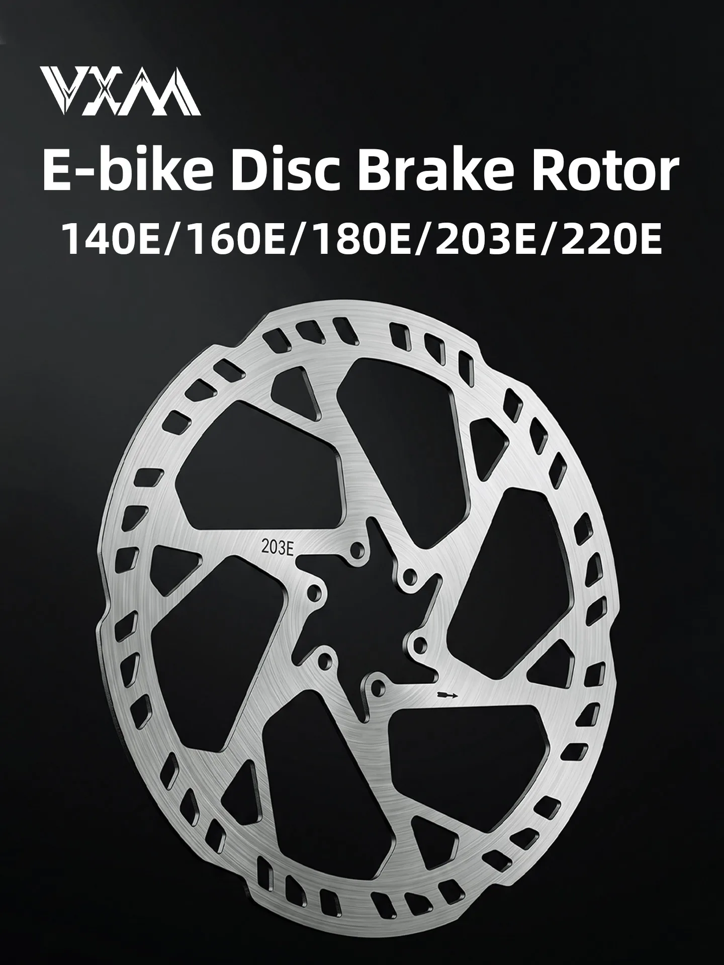 AliExpress VXM 2.3mm Thicken MTB E-bike Bicycle Disc Brake Rotor Stainless Steel 160mm 180mm 203mm 220mm 6 Bolts Hub Mount Bike Parts