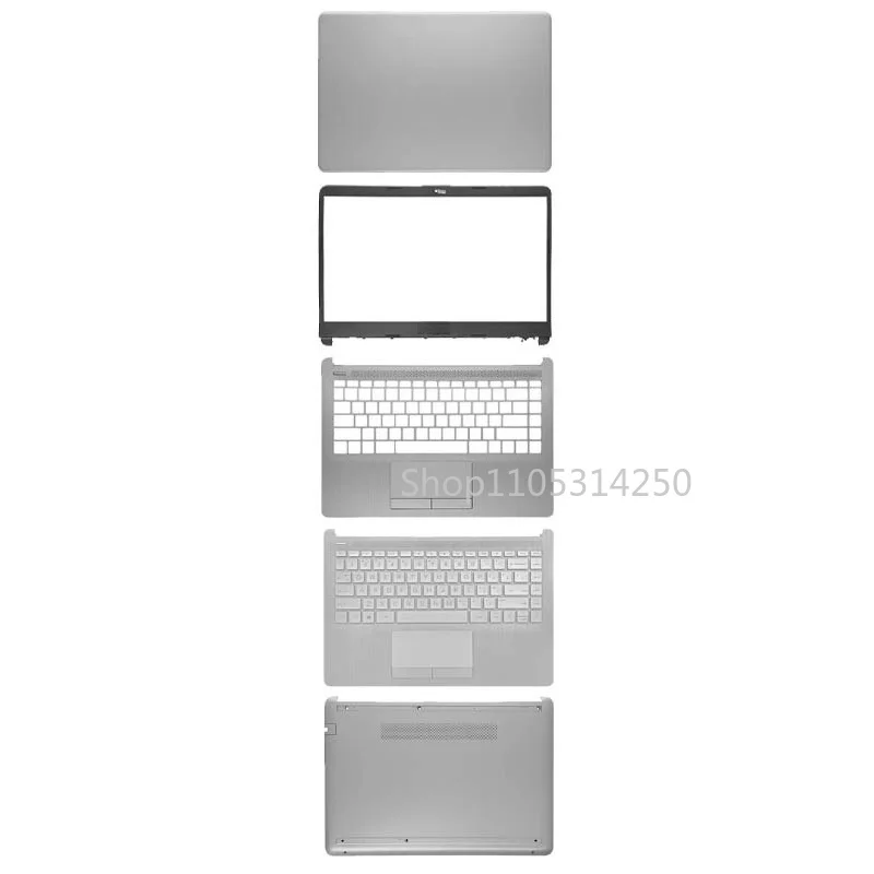 New LCD Back Cover For HP 14-CF 14-DK 14-DF 14-DP 14S-CF 14S-CR 240 245 G8 340 G5 TPN-I130 Front Bezel Palm rest Bottom Case