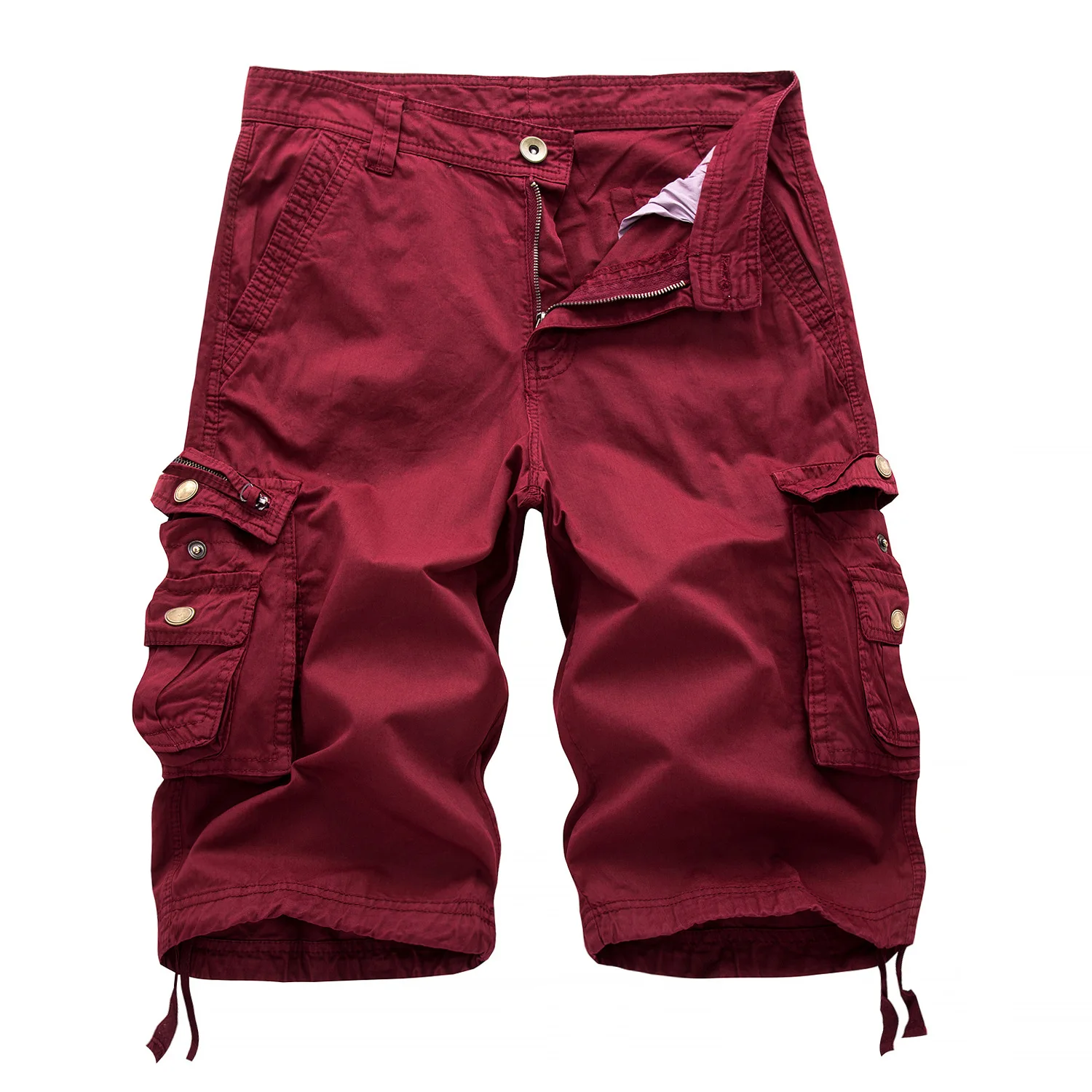 

New Summer Casual Shorts Men's Straight Straight Solid Color Sports Shorts Men's Running Shorts Work Shorts Fashion Work Shorts