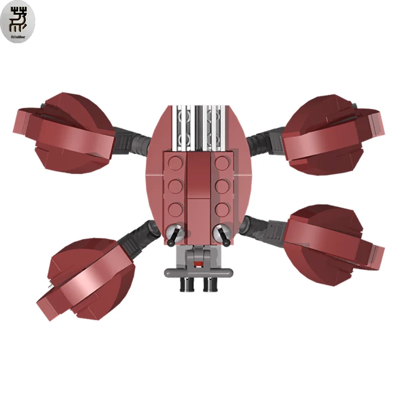 Bomboad Jedi LM-432 Crab Droid 4 gambe MOC Building Blocks modello Robot Action Figures assemblare mattoni fai da te giocattoli per bambini regalo per bambini