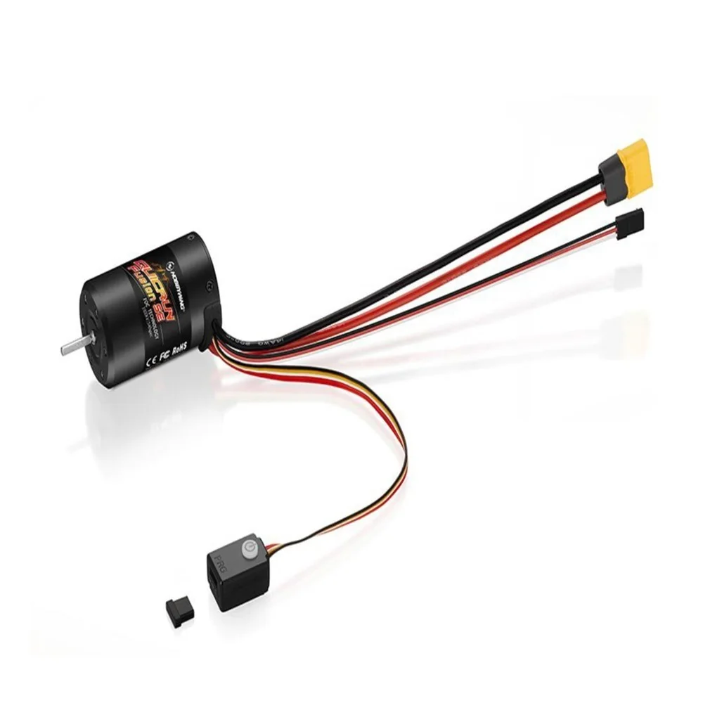 Upgraded Hobbywing Quicrun Fusion SE 40A 1800KV 1200KV Waterproof Combination Engine ESC For 1/10 1/8 RC Model Car